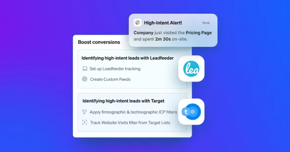 This Playbook shows modern B2B marketing teams how to boost conversions and accelerate pipeline by identifying and retargeting high-intent website visitors. It’s designed for teams that want to focus less on lead volume—and more on lead quality and velocity.