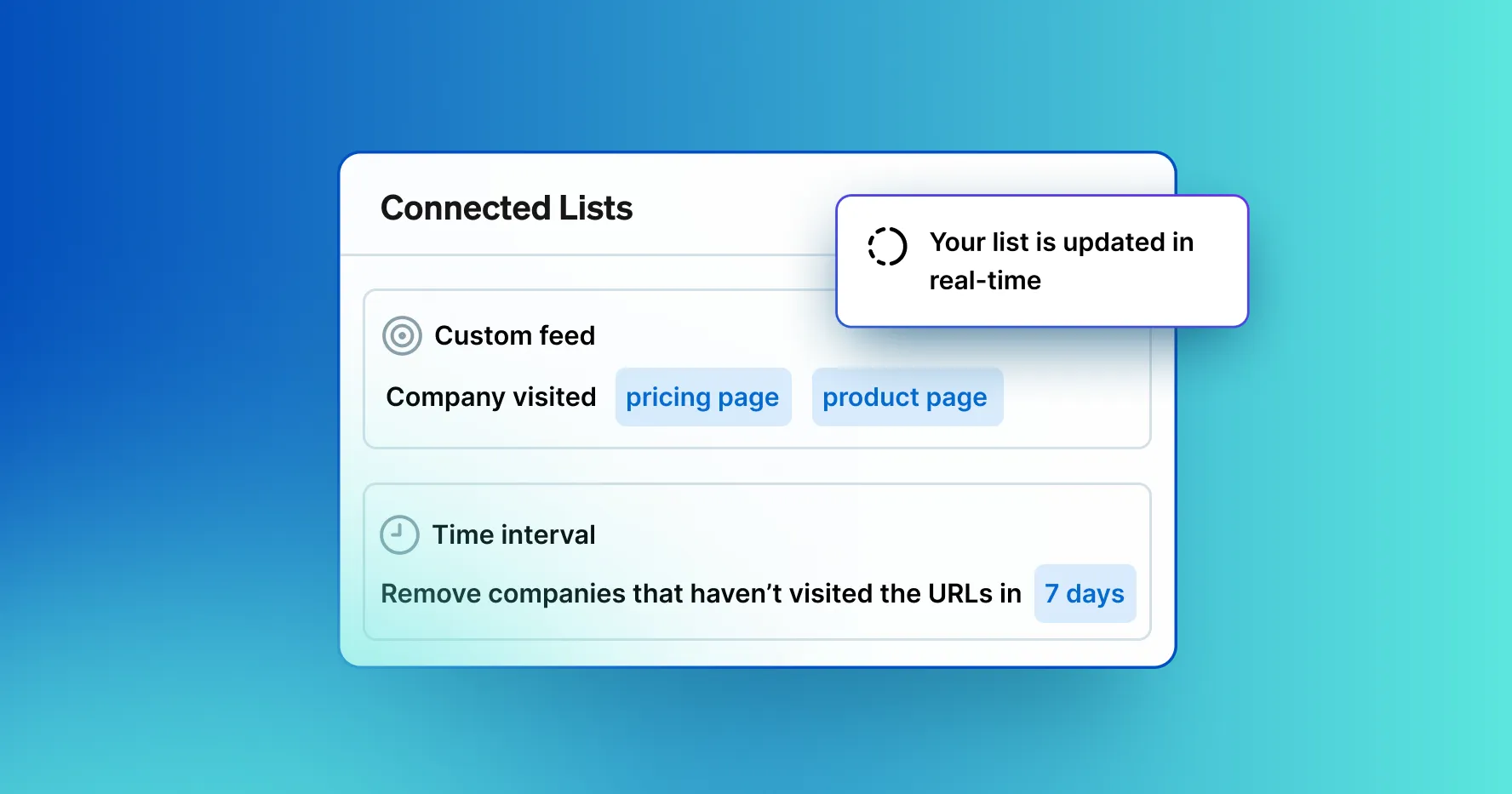 Connected lists play hero image